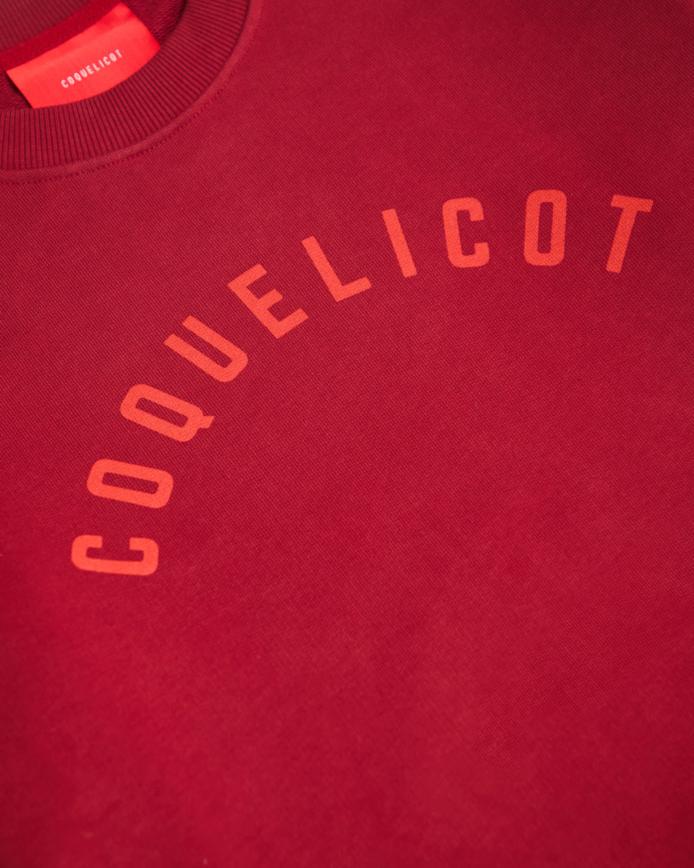 Sweat Rouge Titre Rouge