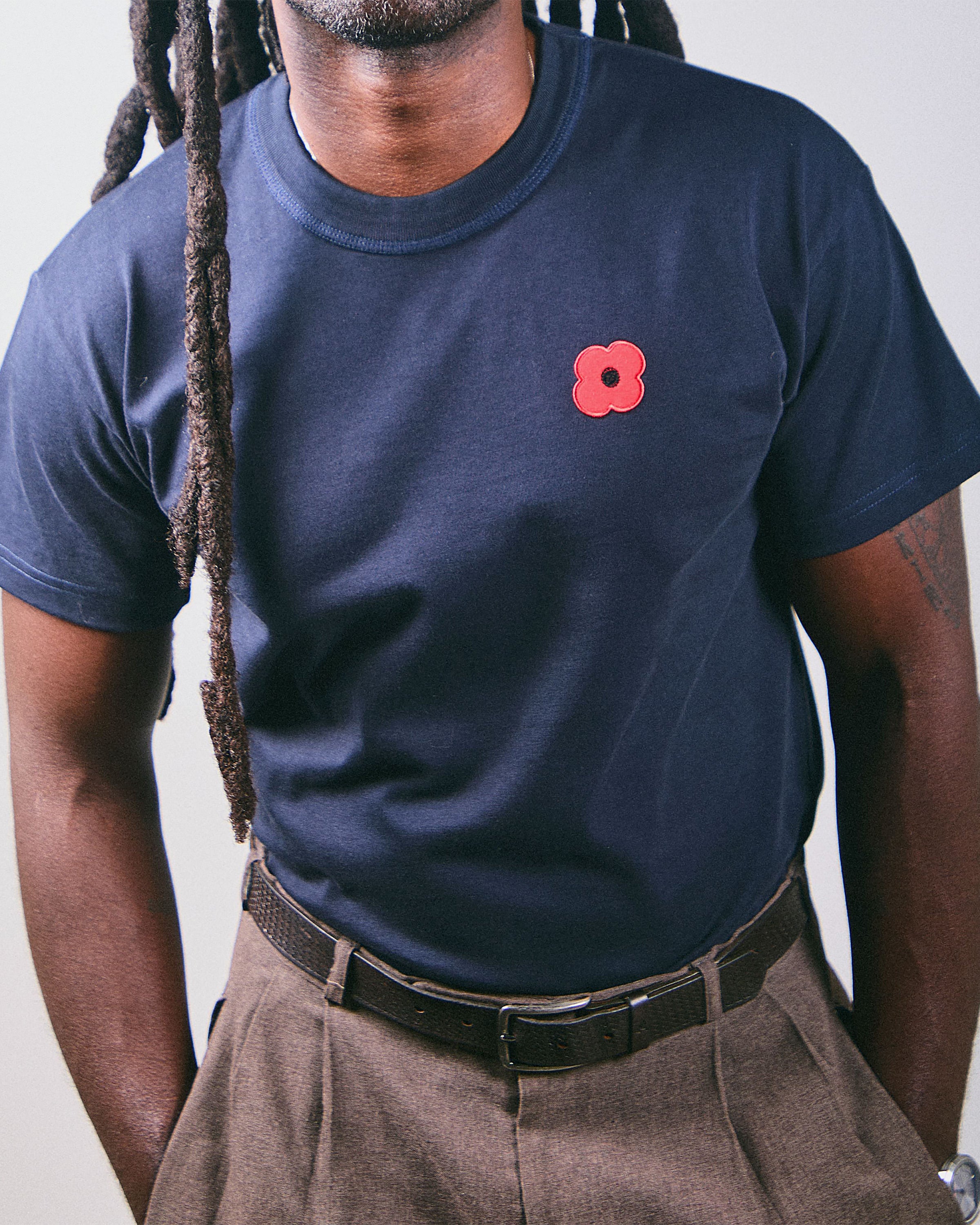 POPPY TEE navy